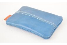 【minca】栃木レザーのポケットティッシュカバー/Tissue cover 01/ブルー　511【雑貨 ファッション 人気 おすすめ 】