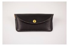 【minca】栃木レザーのメガネケース 本革 /Glasses case 01/ブラック　525【ファッション 人気 おすすめ 】