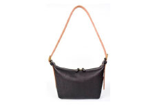 【minca】】栃木レザーのショルダーバッグ02M 斜めがけ コンパクトサイズ/Shoulder bag 02M/ブラック　533【かばん ファッション 人気 おすすめ 】
