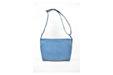 【minca】栃木レザーのショルダーバッグ01M 斜め掛け A4サイズ ソフトな手触り/Shoulder bag 01/M/ブルー　538【かばん ファッション 人気 おすすめ 】
