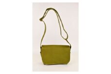 【minca】栃木レザーのショルダーバッグ01S 斜めがけ ミニサイズ ソフトな手触り/Shoulder bag 01/S/オリーブ　545【かばん ファッション 人気 おすすめ 】