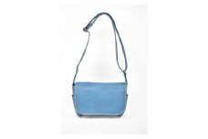 【minca】栃木レザーのショルダーバッグ01S 斜めがけ ミニサイズ ソフトな手触り/Shoulder bag 01/S/ブルー　545【かばん ファッション 人気 おすすめ 】