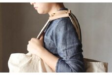 【minca】 栃木レザーのバッグ持ち手カバー2個セット 重さ軽減や汚れ防止 エコバックやキャンバスバッグの持ち手にも/ハンドルカバー/2個セット/タン(生成)　633【かばん ファッション 人気 おすすめ 】