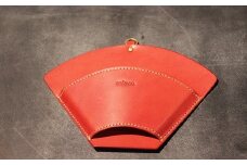 【minca】栃木レザーのコーヒーフィルターケース 自宅やキャンプシーンで ドリッパー のおともに/レッド　653【日用品 人気 おすすめ 】