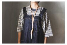 【minca】栃木レザーのネックストラップ付ペンホルダー 持ち歩きに便利 ペンホルダー+ストラップ/M/タン(生成)　721【玩具 雑貨 日用品 人気 おすすめ 】