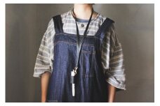 【minca】栃木レザーのネックストラップ付ペンホルダー 持ち歩きに便利 ペンホルダー+ストラップ/ブラック　721【玩具 雑貨 日用品 人気 おすすめ 】