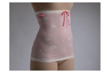 ピーチテックボディ快腹帯で術後のお腹をケア 実体験を基に製品化した腹巻 腹帯 下着【L-LL/梅ピンク】