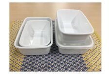 野田琺瑯 レクタングル深型4点セット シール蓋付（S×2、M×2）【クラフト 民芸 人気 おすすめ 】
