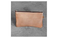 栃木レザー使用｜ソフトな手触り 本革 2way ボディーバッグ｜Body bag｜タン｜minca（全4色）
