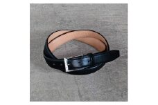 栃木レザー使用｜希少ハーネスレザーの贅沢ビジネスベルト｜Business belt｜ブラック｜minca（全3色）