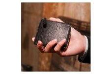 チマブエ Morris 栃木レザー 本革 L字ファスナーコンパクト財布 【黒】【雑貨 ファッション 人気 おすすめ 】