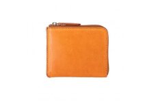 チマブエ Morris 栃木レザー 本革 L字ファスナーコンパクト財布 【キャメル】【雑貨 ファッション 人気 おすすめ 】