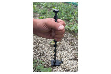 ねじペグ２５ｃｍ　ブラック　８本セット　キャンプ用ペグ　スパイラル　トルネード　アウトドア【アウトドアグッズ 人気 おすすめ 】