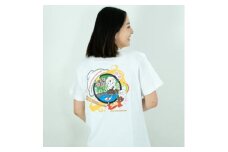 佐野市 マンホールTシャツ(さのまる)白 Sサイズ【1534696】