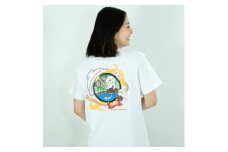 佐野市 マンホールTシャツ(さのまる)白 Lサイズ【1534703】