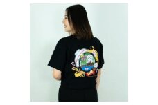 佐野市 マンホールTシャツ(さのまる)黒 Sサイズ【1534708】