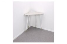 【＆FREL】FS ウォールサイドテーブル 天板 メラミンホワイトパイン 幅70cm　奥行30cm　高さ72cm[№5840-1857]　※離島への配送不可