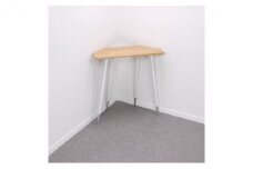 【＆FREL】FS ウォールサイドテーブル 天板 突板ナチュラルオーク 幅70cm　奥行30cm　高さ72cm[№5840-1856]　※離島への配送不可