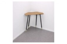 【＆FREL】FS ウォールサイドテーブル 天板 メラミンミディアムオーク 幅70cm　奥行30cm　高さ72cm[№5840-1858]　※離島への配送不可