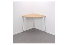 【＆FREL】FS コーナーテーブル 天板 突板 ナチュラルオーク 幅99cm 奥行67cm 高さ72cm[№5840-1861]　※離島への配送不可