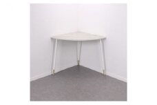 【＆FREL】FS コーナーテーブル 天板 メラミンホワイトパイン 幅99cm 奥行67cm 高さ72cm[№5840-1862]　※離島への配送不可