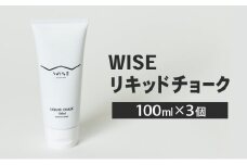 WISEリキッドチョーク 100ml 3個 LIQUID CHALK ワイズ リキッド 液体 クライミング チョーク 楢崎智亜監修 [№5840-2676]