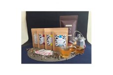 発芽ハトムギ茶10包&ハーブティーセット(レモングラス・ミント・アップルシナモン・くわ茶　各6包入)【1094712】