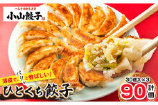 冷凍餃子専門店 小山餃子 ひとくち餃子 90個【1259729】
