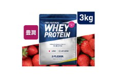 ＜ストロベリー味＞WPC 100%ナチュラルホエイプロテイン 3kg【1435074】