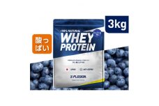 ＜ブルーベリー味＞WPC 100%ナチュラルホエイプロテイン 3kg【1455282】