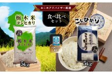真岡市のおこめアドバイザー泉 智が厳選！真岡産・栃木県産コシヒカリ食べ比べセット 真岡市 栃木県 送料無料