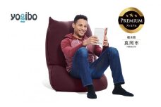 Yogibo Lite Premium ワインレッド （ヨギボー ライト プレミアム） 真岡市 栃木県 送料無料