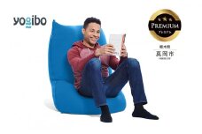 Yogibo Lite Premium アクアブルー （ヨギボー ライト プレミアム） 真岡市 栃木県 送料無料