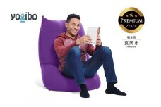Yogibo Lite Premium パープル （ヨギボー ライト プレミアム） 真岡市 栃木県 送料無料