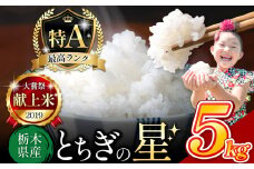 【売り切れ】栃木県産 とちぎの星 白米 5kg |  お米 米 こめ おにぎり ごはん ご飯 令和6年産 栃木県 真岡市 ブランド米 栃木県共通返礼品
