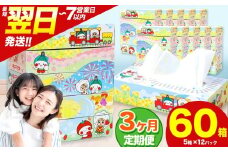 最短翌日発送 人気急上昇 高評価 ティッシュ BOX  【 定期便3回 】5箱 × 12パック  |  限定 最大 真岡市 オリジナル 300枚 150組 5箱 10箱 30箱 60箱 定期便 便利 日用品 雑貨 必需品 紙 柔らかい なめらか 蒸気機関車 SL 栃木県 真岡市 PR 災害 備蓄 大容量