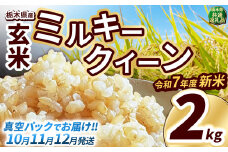 【先行予約】いちご農家さん応援米！令和7年度新米 玄米真空パック 約2kg ミルキークイーン | 新米 真岡市産 真空 パック 米  お米 こめ 玄米 ご飯 ごはん もちもち  限定 ふるさと納税 先行 予約 栃木県 真岡市 送料無料 