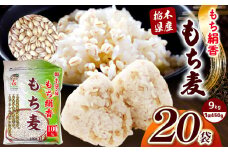 栃木県産もち麦 9kg(450g×20袋) | もち麦 麦 むぎ 栃木県産 もち 大麦 食物繊維 β-グルカン 糖質 ダイエット 腸内環境 栃木県 真岡市 送料無料