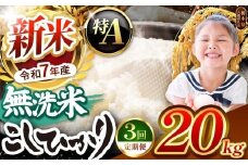 【令和7年度新米先行予約】栃木県産コシヒカリ 無洗米 20kg 定期便3回 【栃木県共通返礼品】| 定期便 お米 米 こめ 洗米 新米 無洗米 コシヒカリ こしひかり 美味しい お弁当 選べる ふるさと 納税 栃木県 矢板市