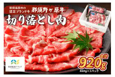那須野ヶ原牛　切り落とし　460g×2パック ns004-020 【牛肉 ブランド牛 食品 国産 お祝い 誕生日 記念日 肉 カレー シチュー】