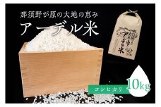 【令和6年産米】那須野が原の大地の恵み アーデル米（コシヒカリ10kg）＜出荷開始：2024年10下旬～＞ ns061-001