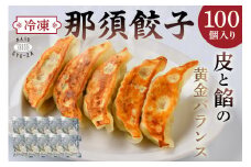 那須餃子100個入 ns081-001-100 【餃子 冷凍餃子 焼き餃子 水餃子 豚肉 にんにく 惣菜 おかず おつまみ】