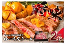 栃木県産那須の後藤牛ロースステーキ200g×2枚(400g) ns044-006　【 牛肉 肉 ステーキ ロース うま味 後藤牛 赤身 】