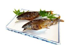 7－1　江戸前の旬のアユの山椒炊き　３匹