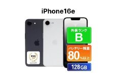 370-1【ブラック】高性能リユース スマホ Apple iPhone16e 128GB SIMロック解除済 本体のみ ｜ 中古 再生品 本体 端末