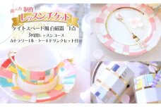 ケイトスペード風　白磁器（1点）制作レッスンチケット（1名分） | ポーセラーツサロン 白磁 ティッシュカバー 日本ヴォーグ社認定 大切な思い出 オリジナル 写真 栃木県 下野市 送料無料