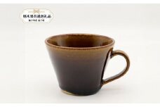 【益子焼】共通返礼品 益子焼 矢口桂司 チョコマグ 飴 | 益子焼 ましこ 作陶家 陶器市 伝統工芸品 お祝い プレゼント 陶器 食器 栃木県 下野市 送料無料