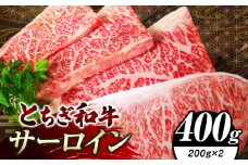 栃木県共通返礼品 とちぎ和牛サーロイン 200g×2｜サーロイン 黒毛 和牛 牛肉 焼肉 ステーキ BBQ バーベキュー ブランド和牛 とろける 霜降り 赤身 切り落とし ふるさと 納税 イチオシ おすすめ 栃木県 下野市 しもつけ市