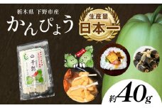 下野ブランド 下野市産かんぴょう 約40g×1袋 | かんぴょう かんぴょう生産日本一 干瓢 野菜 乾物 栃木県 下野市 特産品