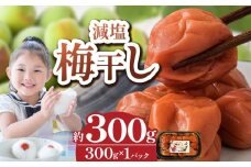 【 栃木県産 】梅干し 約300g | 梅 梅干し 減塩 手摘み 天然 天日干し 手作り 塩漬け  栃木県 しもつけ市 下野市